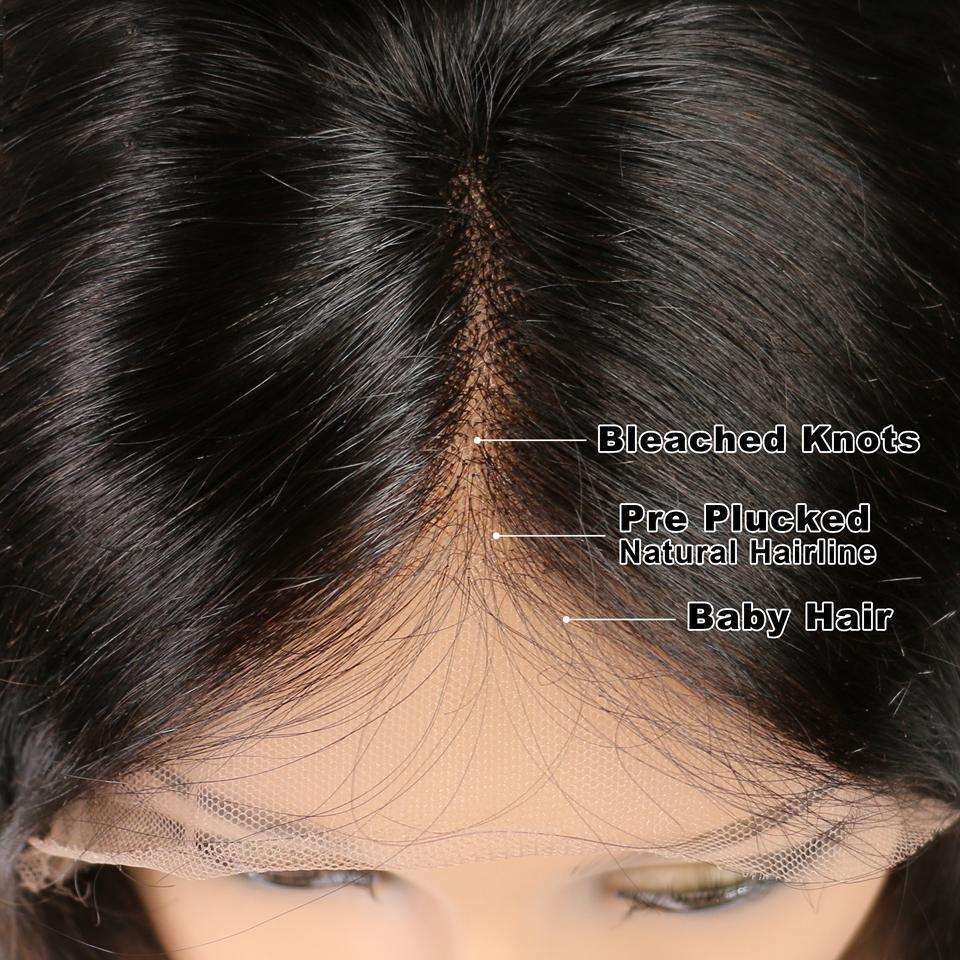 Luna A11 Deep Wave Long Hair Wig for African American