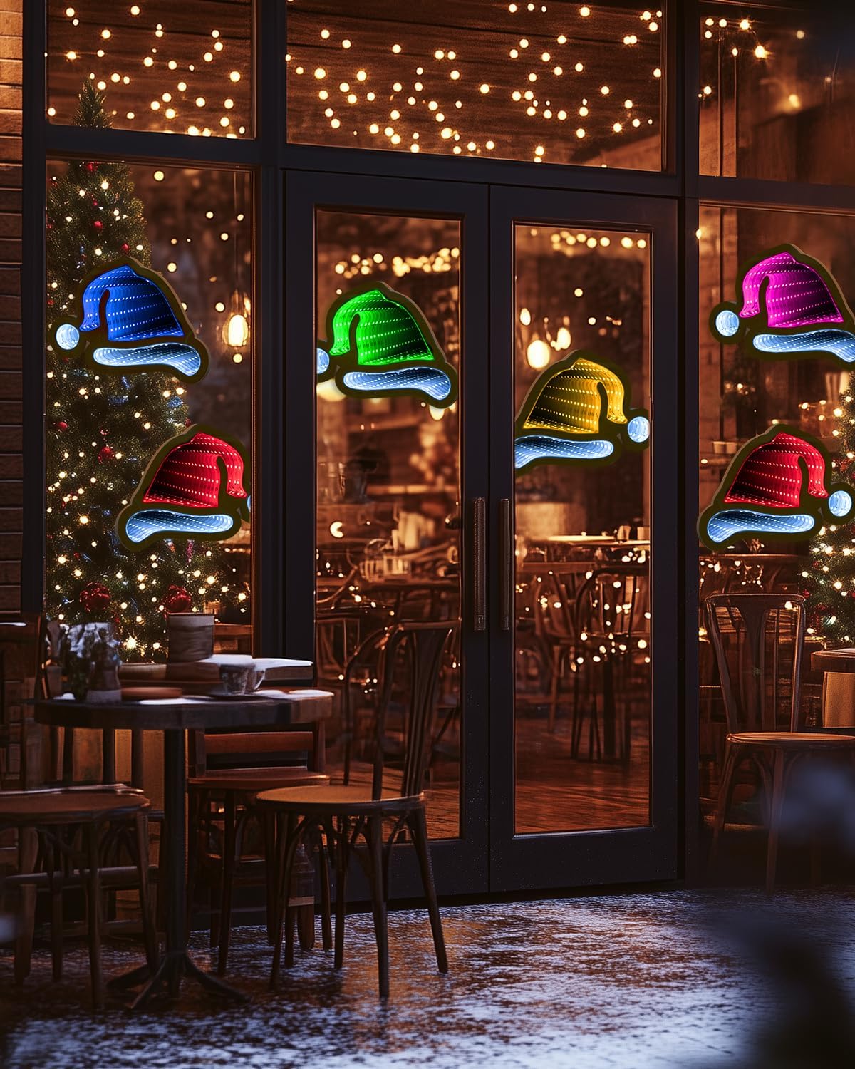 🔥2025 Christmas New Arrival🔥- Christmas 3D Infinity Mirror Light Tunnel Light