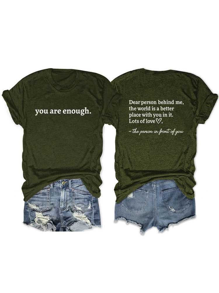 You Are Enough Tee