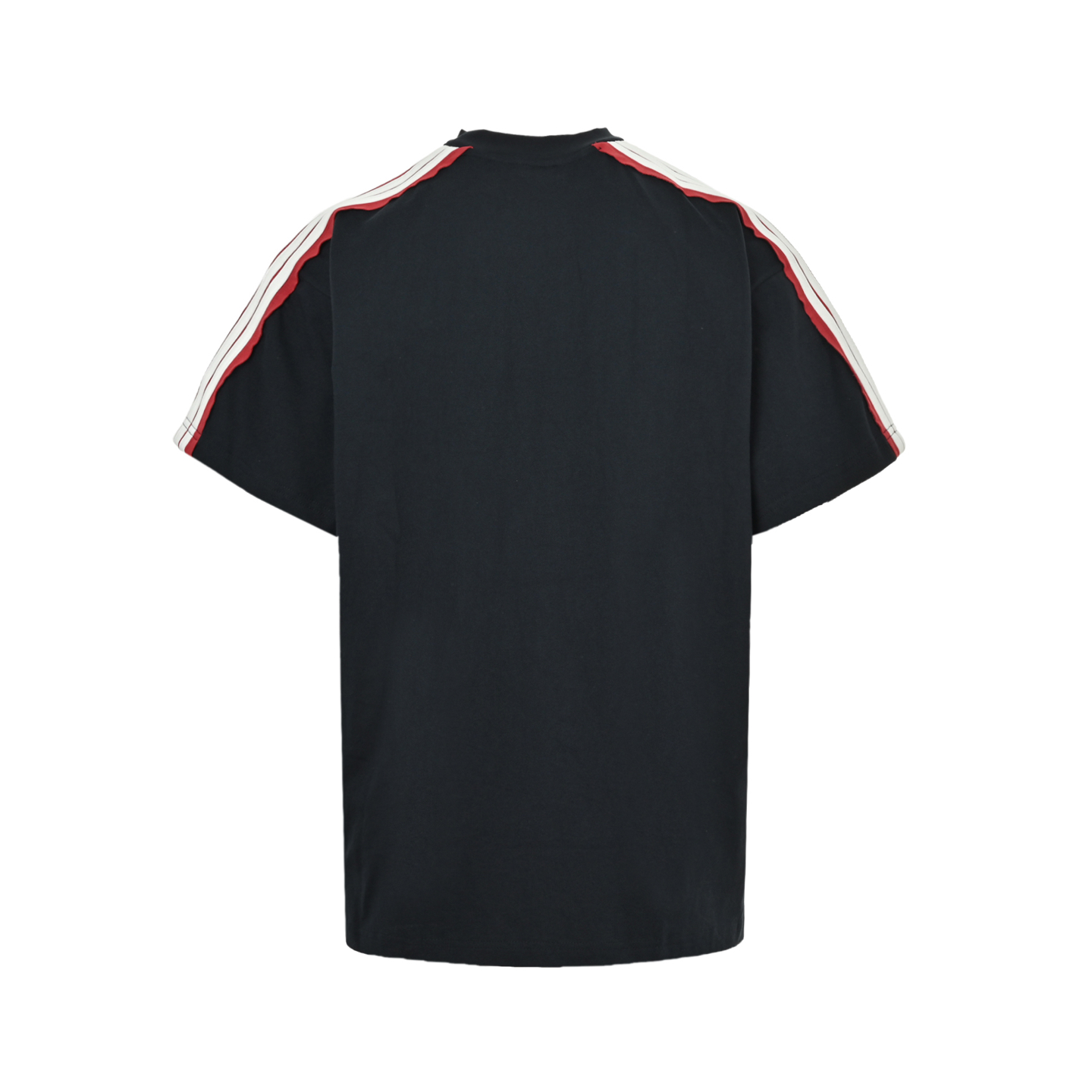 Balenciaga 25ss shoulder strap double ring embroidered short sleeves