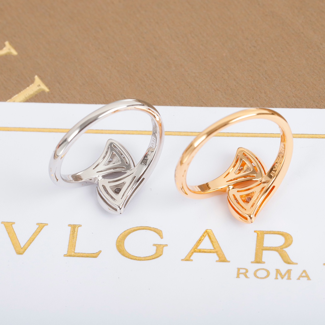 Bulgari Divas Dream Series Fan-Shaped Diamond Ring