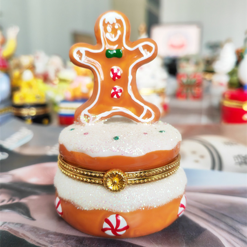 🎄Early Christmas Sale 49% OFF🎄Christmas Hand Painted Ceramic Jewelry Box
