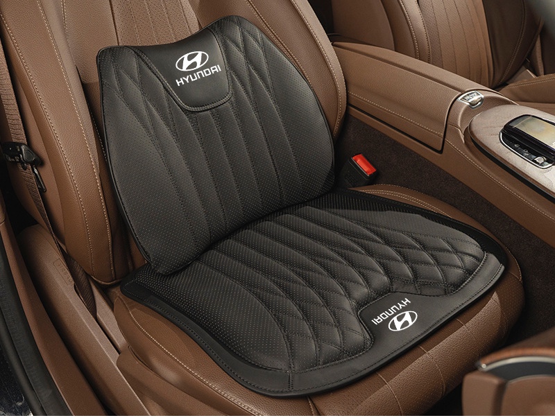 Napa Leather Car Seat Cushion Lumbar Seat Cushion