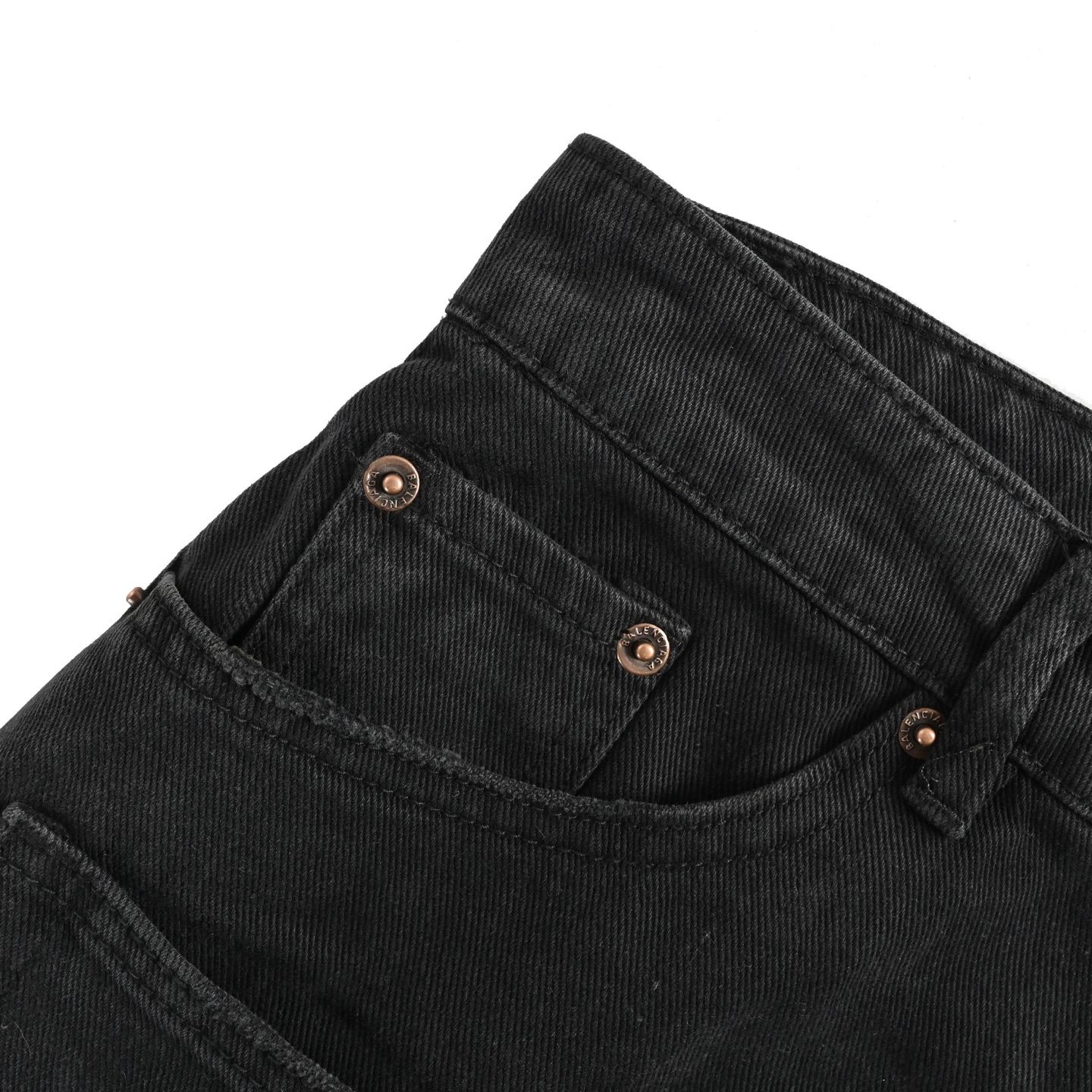 Balenciaga 24ss reverse pocket denim shorts