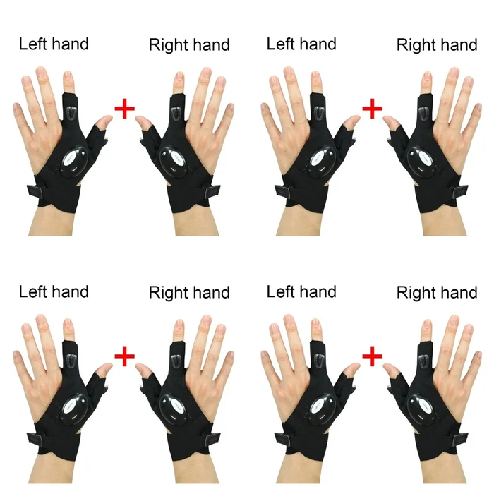 🎅EARLY CHRISTMAS SALE - 50% OFF🎄(Left Hand+Right Hand/SET) LED Flashlight Waterproof Gloves-BUY 2 SETS GET 2 SETS FREE