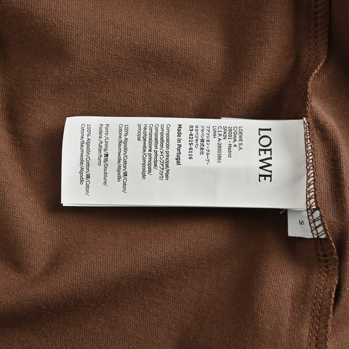 Loewe 25ss island series embroidered short sleeve