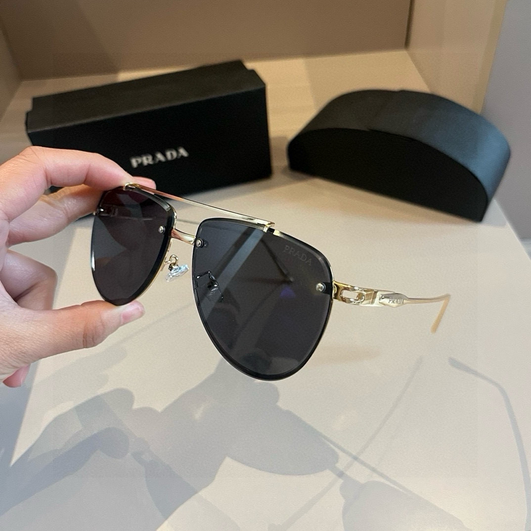 Prada round frame sunglasses