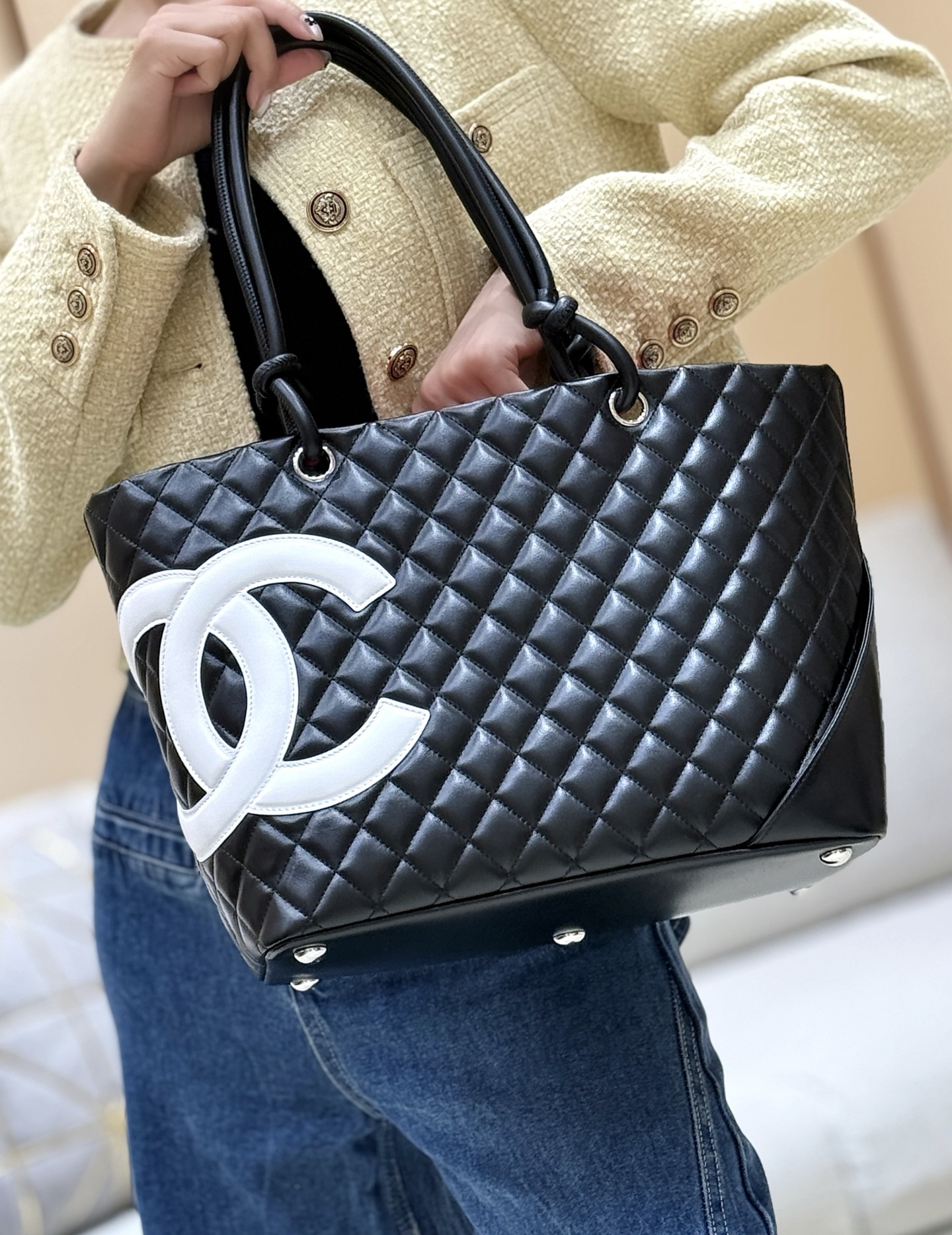 Chanel used Cambon tote A29795 00158