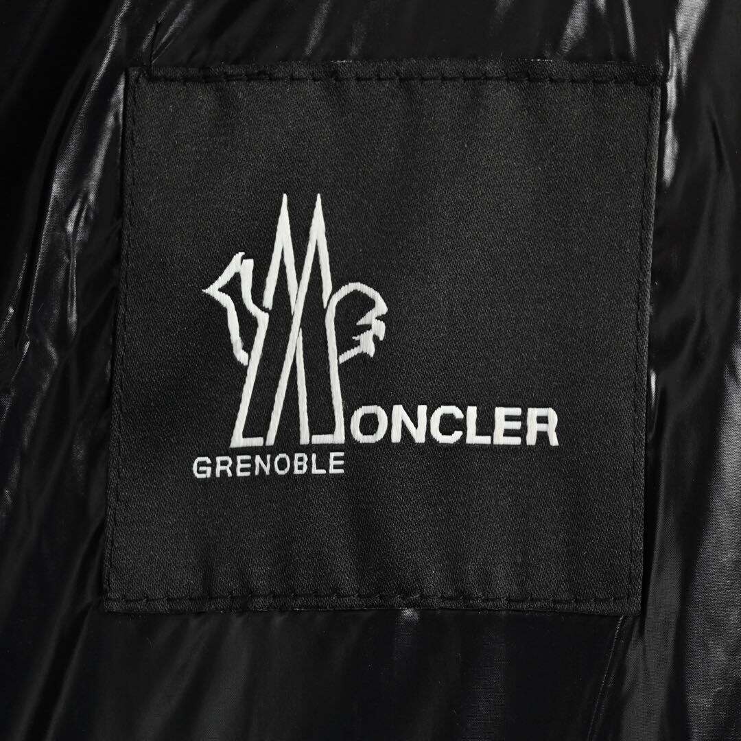 Moncler double-sided long zipper hooded down jacket