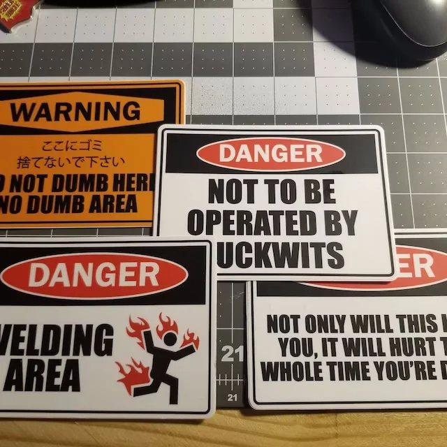 WARNING! Stickers | Remind us of these obvious things