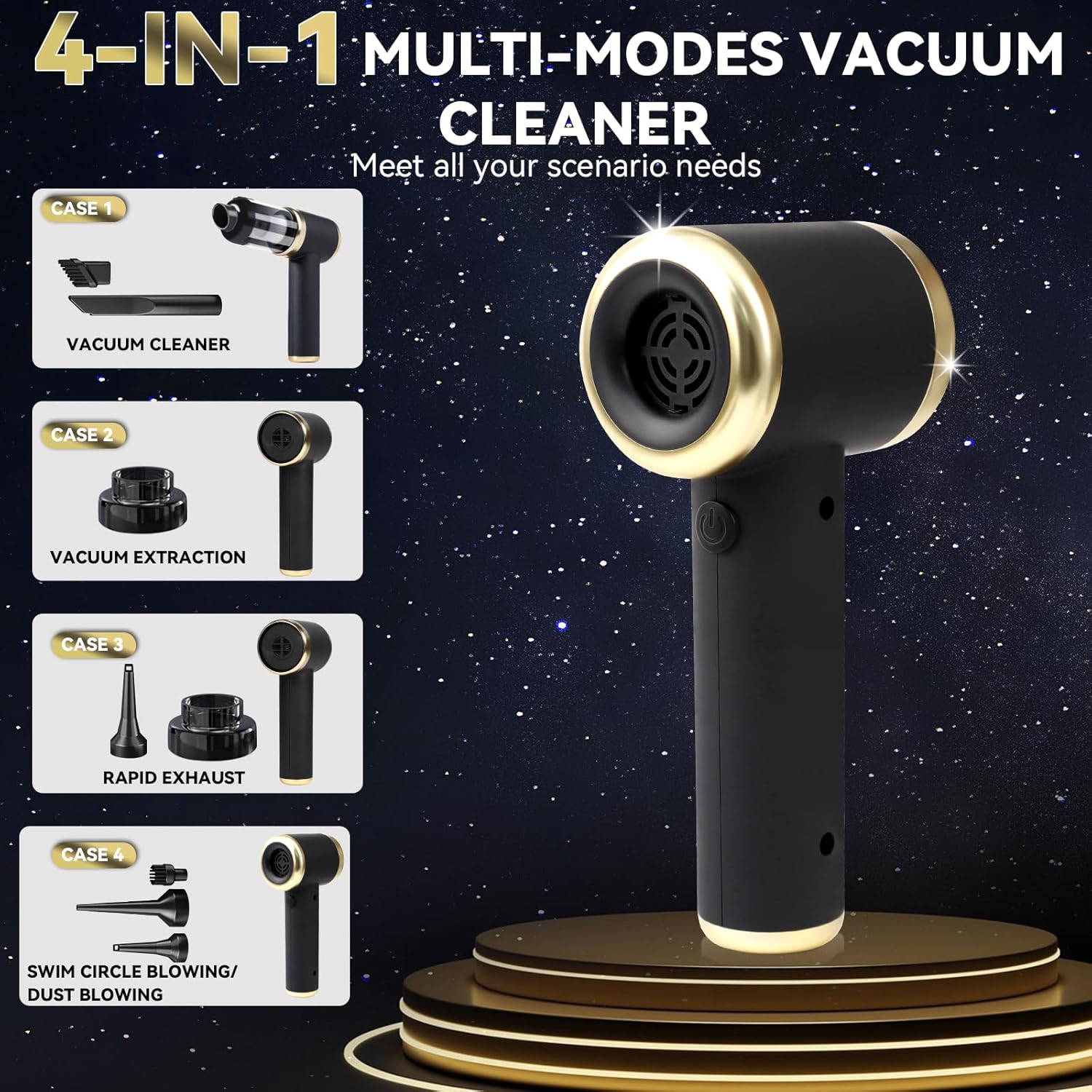 ✨Last Day 49% OFF - Portable Air Duster Wireless Vacuum Cleaner