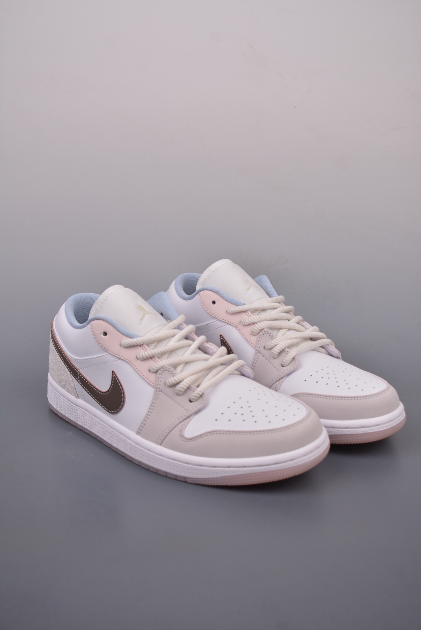 Nike Air Jordan 1 Retro Low OG AJ White Gray Brown IB8859-101