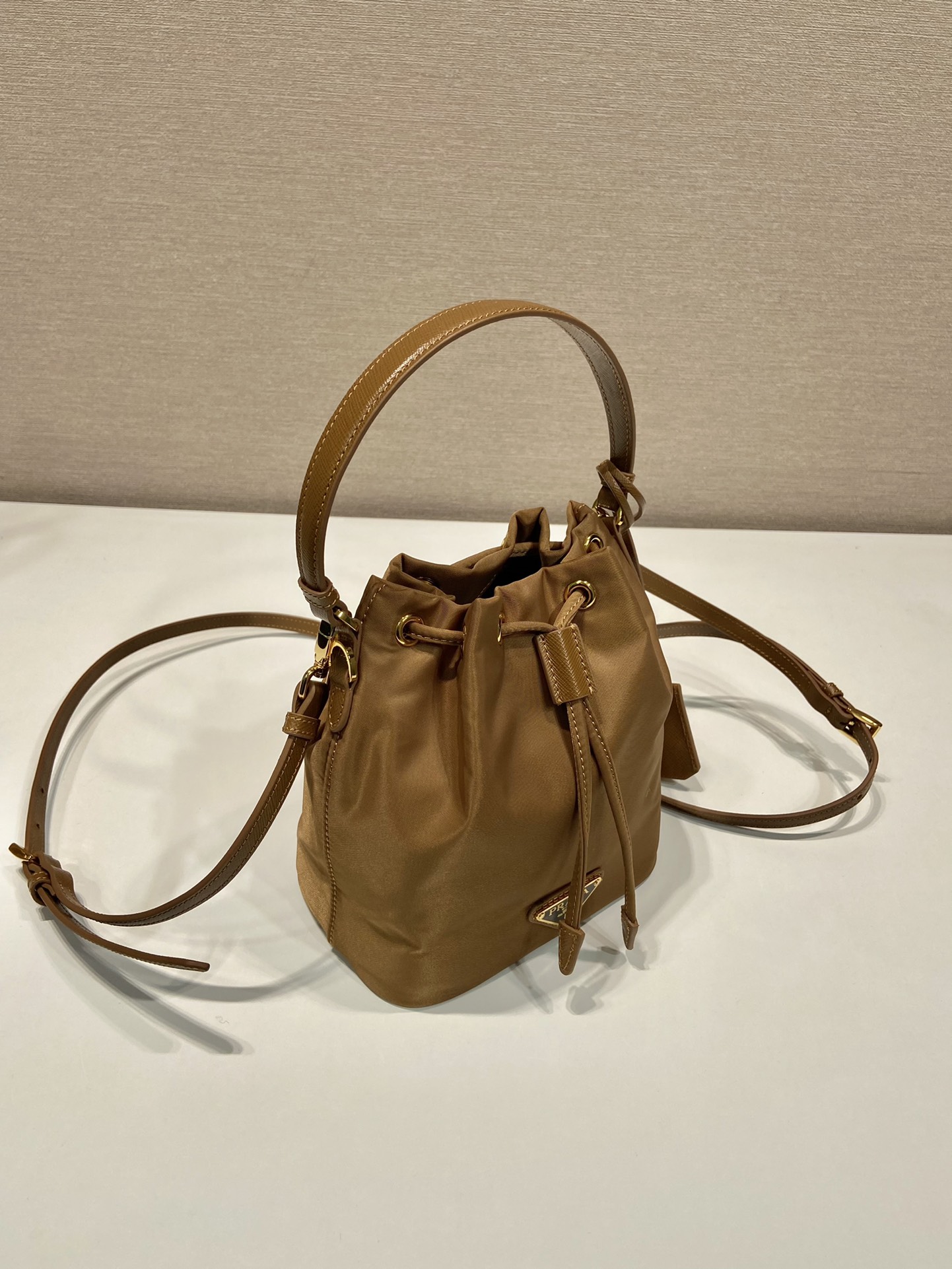 Prada Nylon Bucket Bag 1BE067
