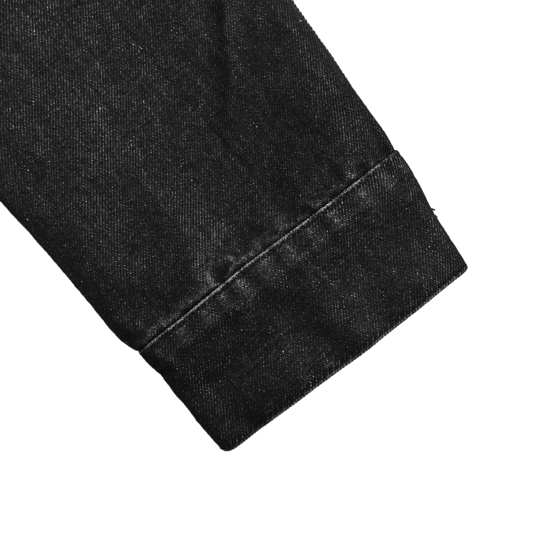 Loewe 24Fw hollow patch logo suit denim jacket