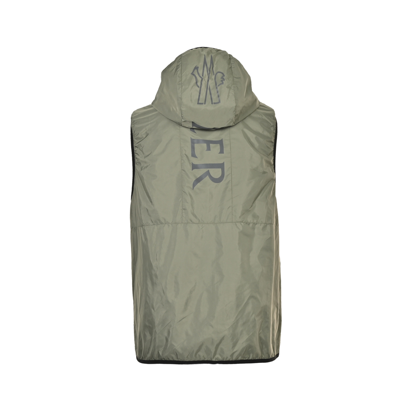 Moncler 25SS reflective print hooded vest