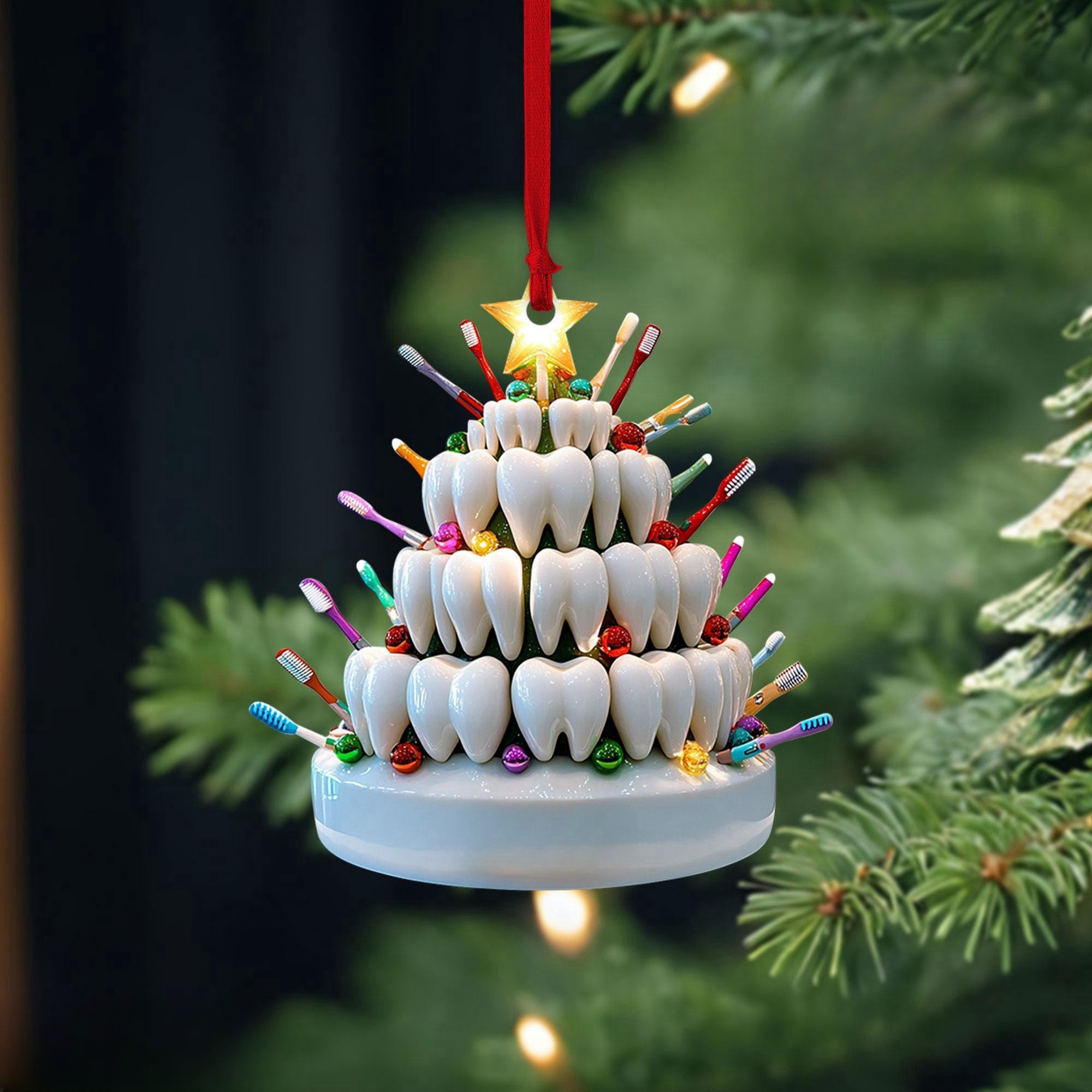 Shiny Teeth Ornament