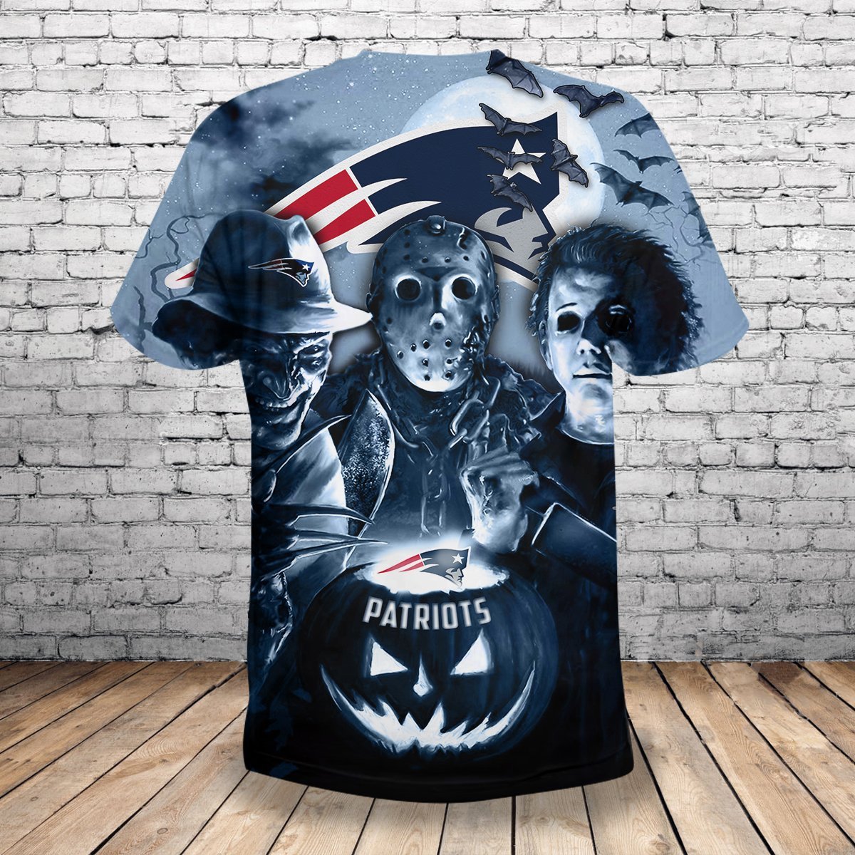 PATRIOTS 3D HOODIE HORROR3