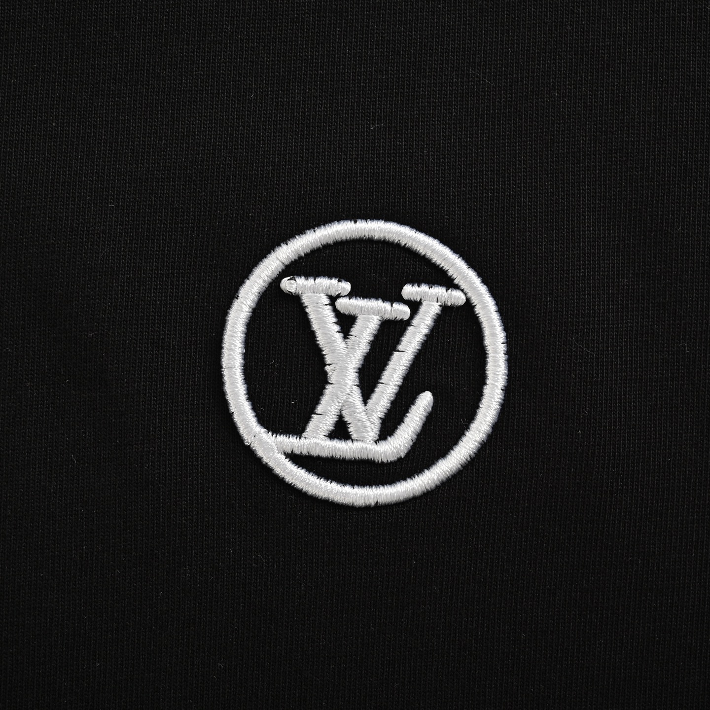 Louis Vuitton 25ss chest embroidery back multi-label print short sleeves