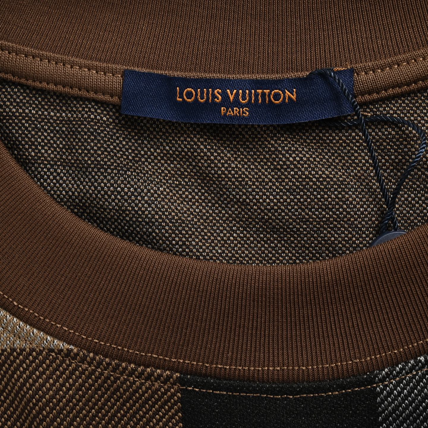 Louis Vuitton 25ss checkerboard short sleeve