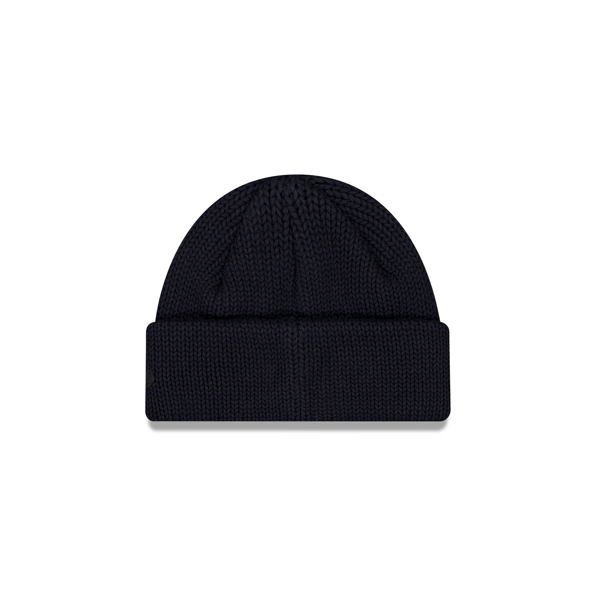 New Era Branded Navy Short Knit Beanie Hat