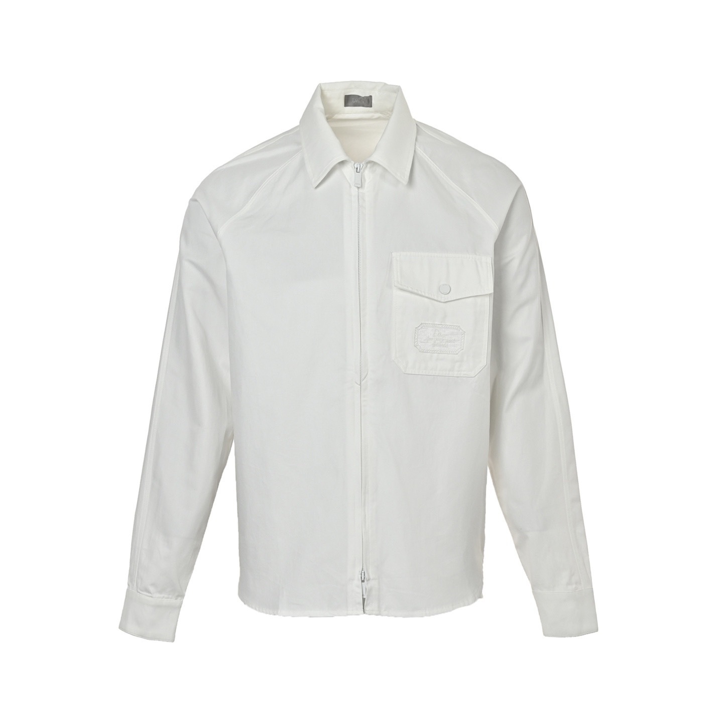 Dior 25ss pocket embroidered logo zip-up shirt jacket