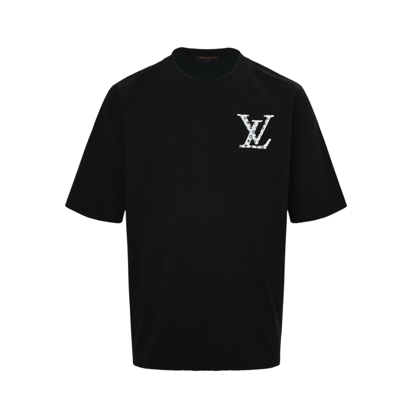 Louis Vuitton 25ss small logo monogram line print short sleeve