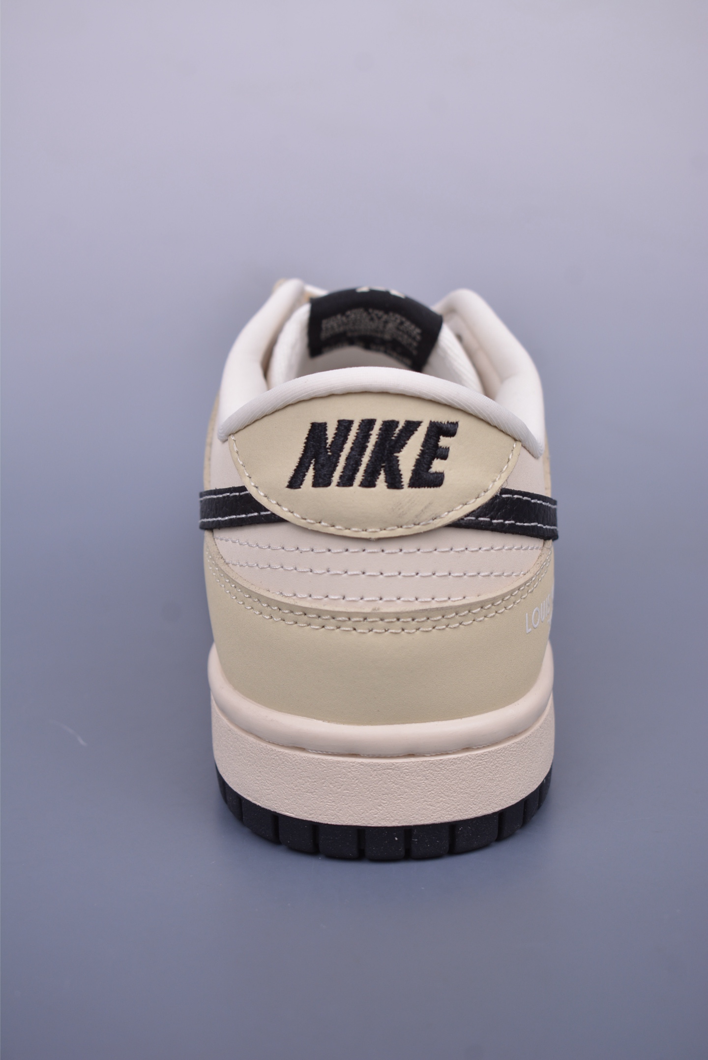 LV x Nike SB Dunk Low Sneakers Beige Black QF15681-124