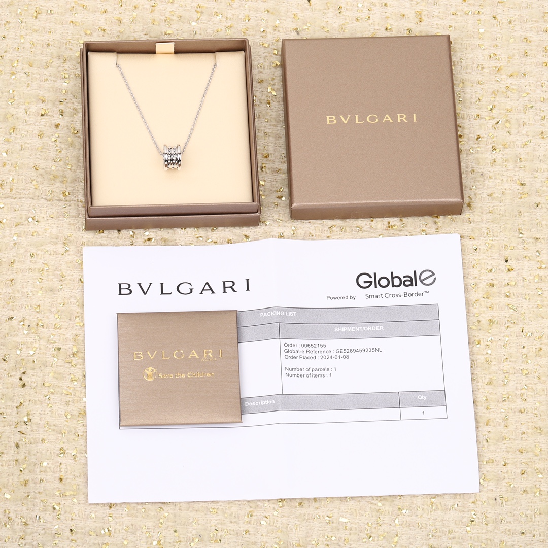 Bulgari Hoop Necklace