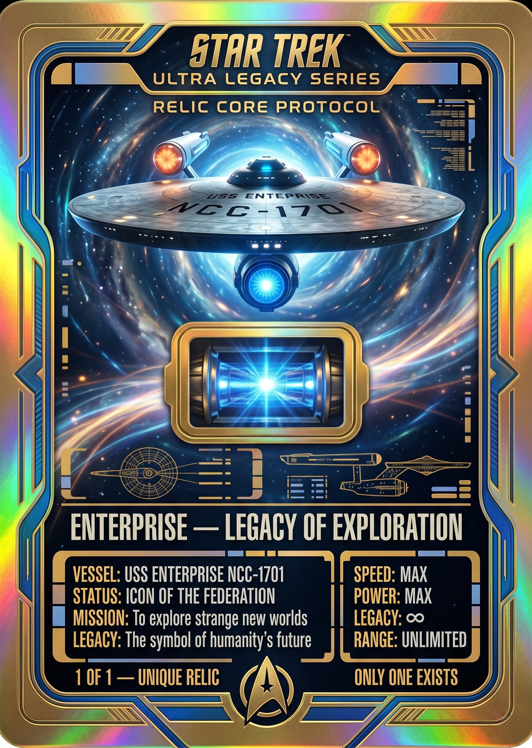 Star Trek 60th Anniversary Collector Trading Card Box