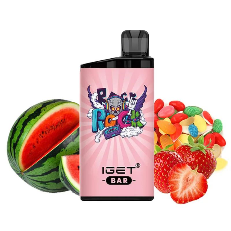 Strawberry Watermelon Hard Candy IGET Bar 3500 Puffs