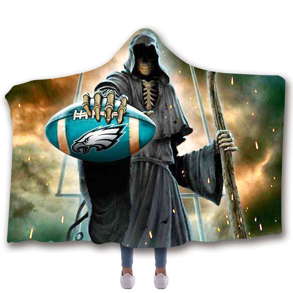 PHILADELPHIA EAGLES CLASSIC 3D HOODED BLANKET