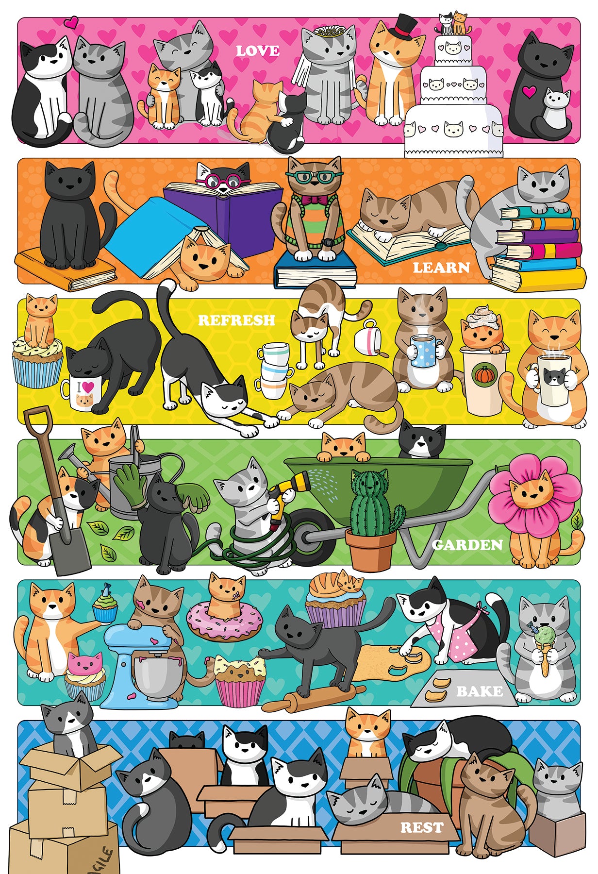 Doodlecat Days | 100 Piece
