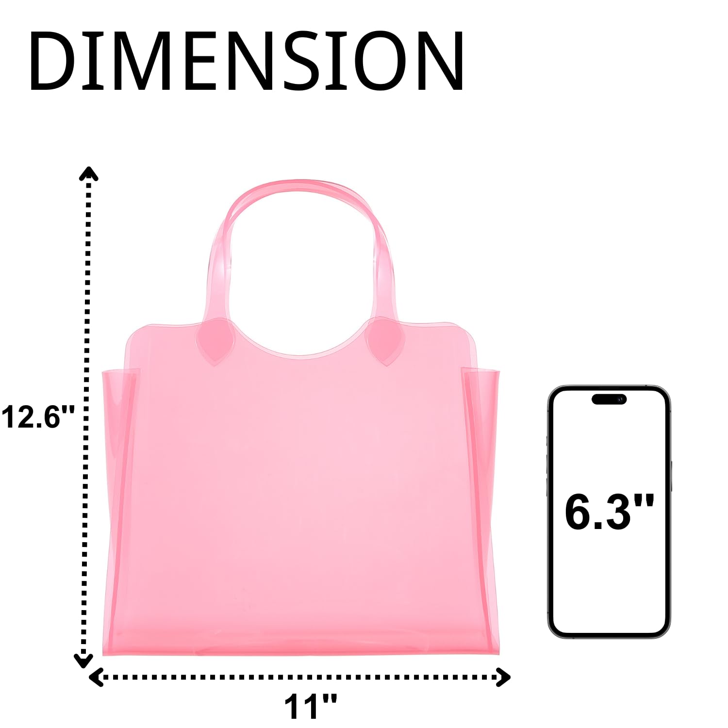 Bag Vase for Flowers, Pink Acrylic Vase, Modern Flower Vase