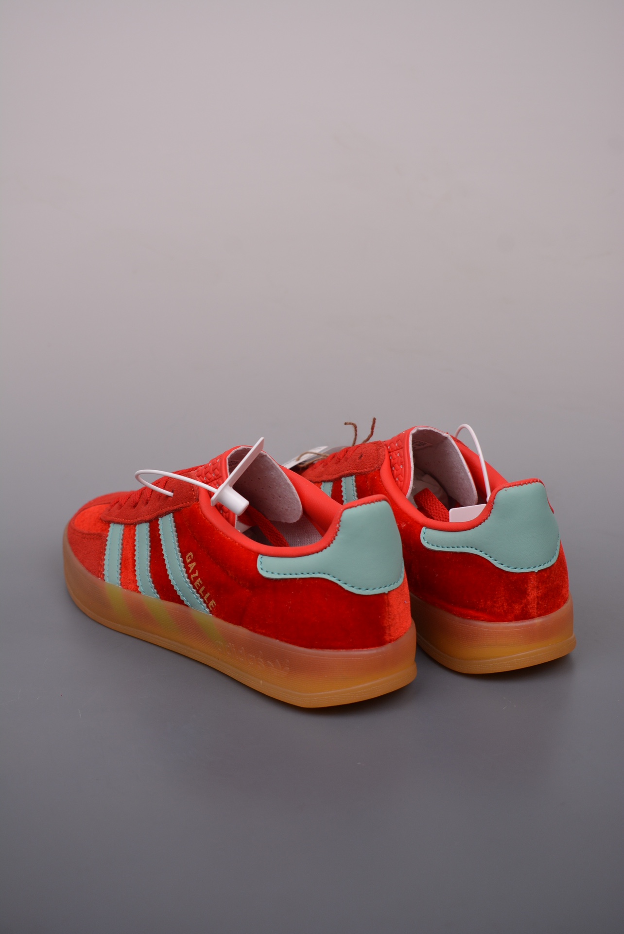 Adidas Gazelle Indoor Trainers Scarlet Light Green IG6786