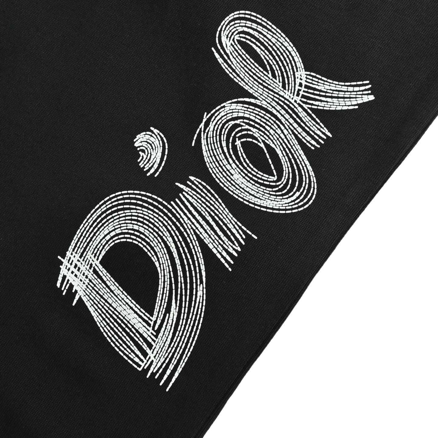 Dior 25Fw hem lettering print short sleeves