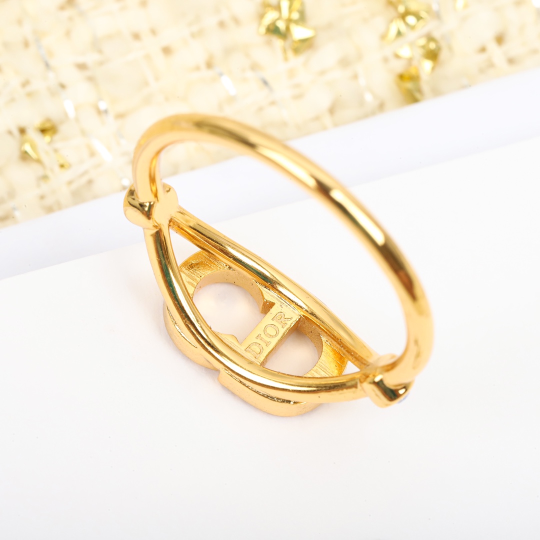 Dior Alphabet Full Diamond Ring