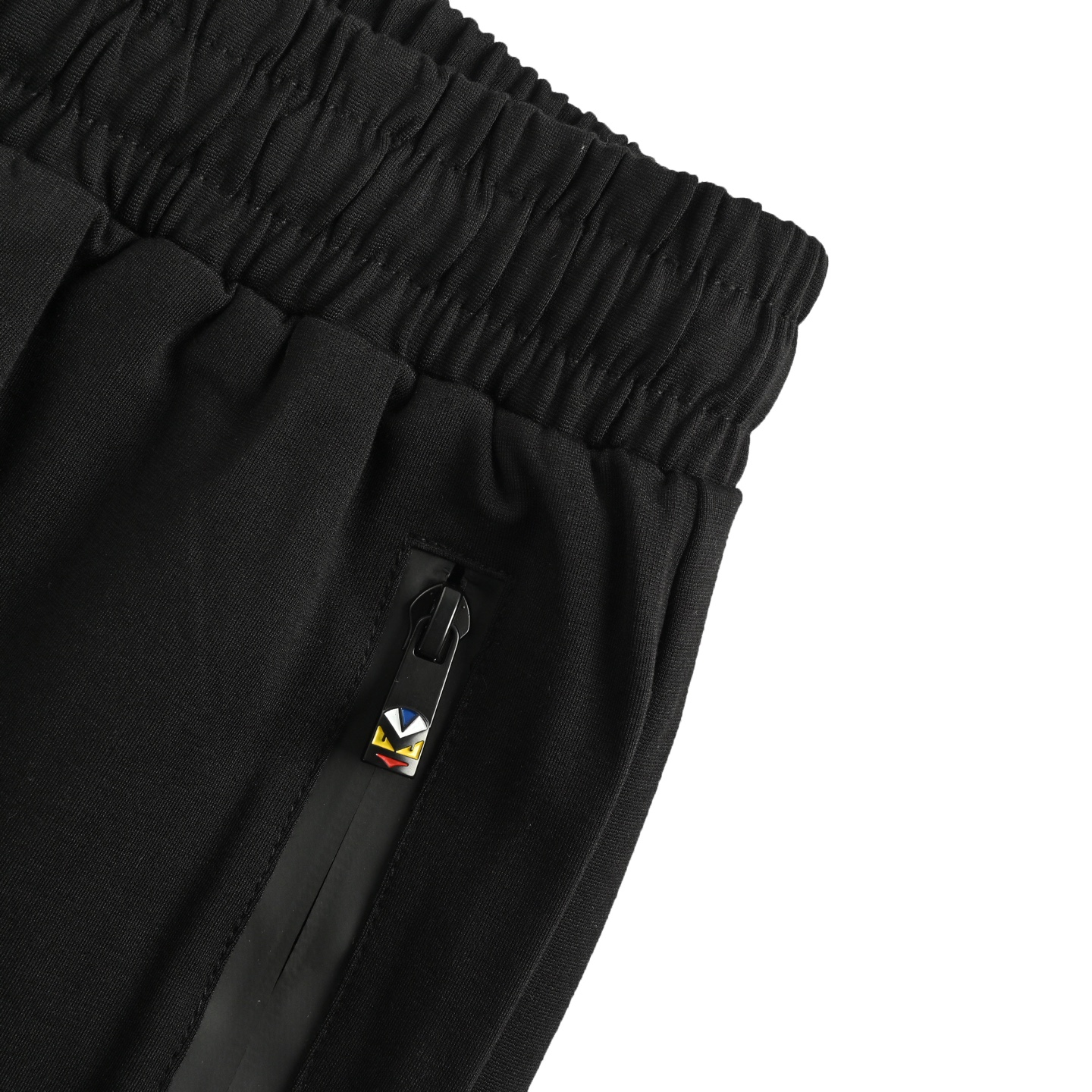 Fendi 25ss Monster Eye Logo Embroidered Shorts