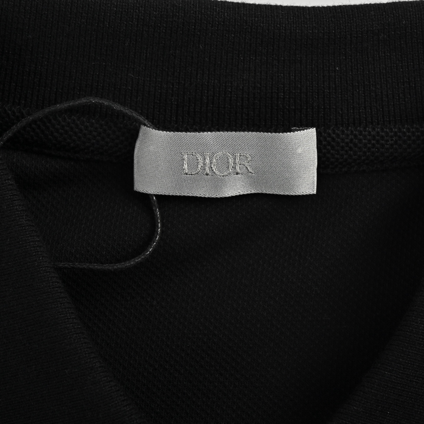 Dior Square Embroidery Polo Short Sleeve