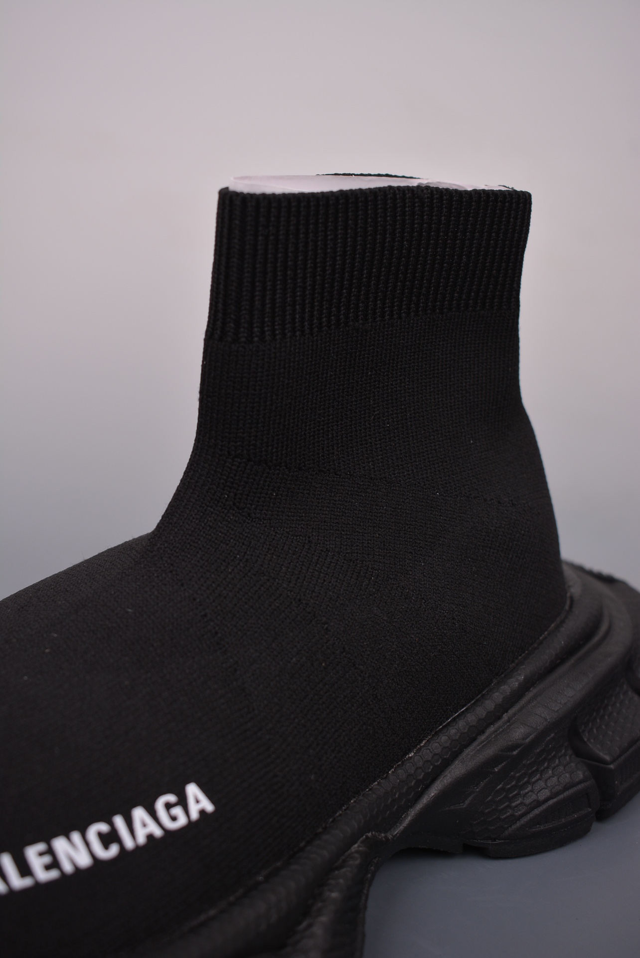 BALENCIAG 3XL Knit Mid Sneakers with logo