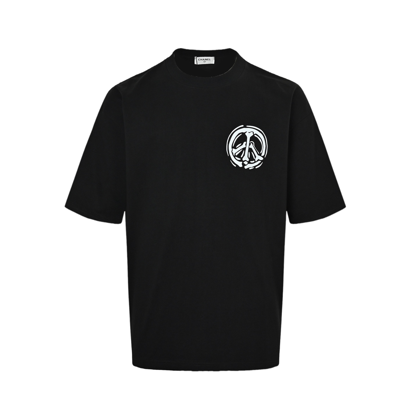 Chanel 24ss bone print short sleeve