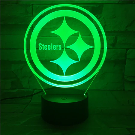 PITTSBURGH STEELERS 3D LED LIGHT LAMP