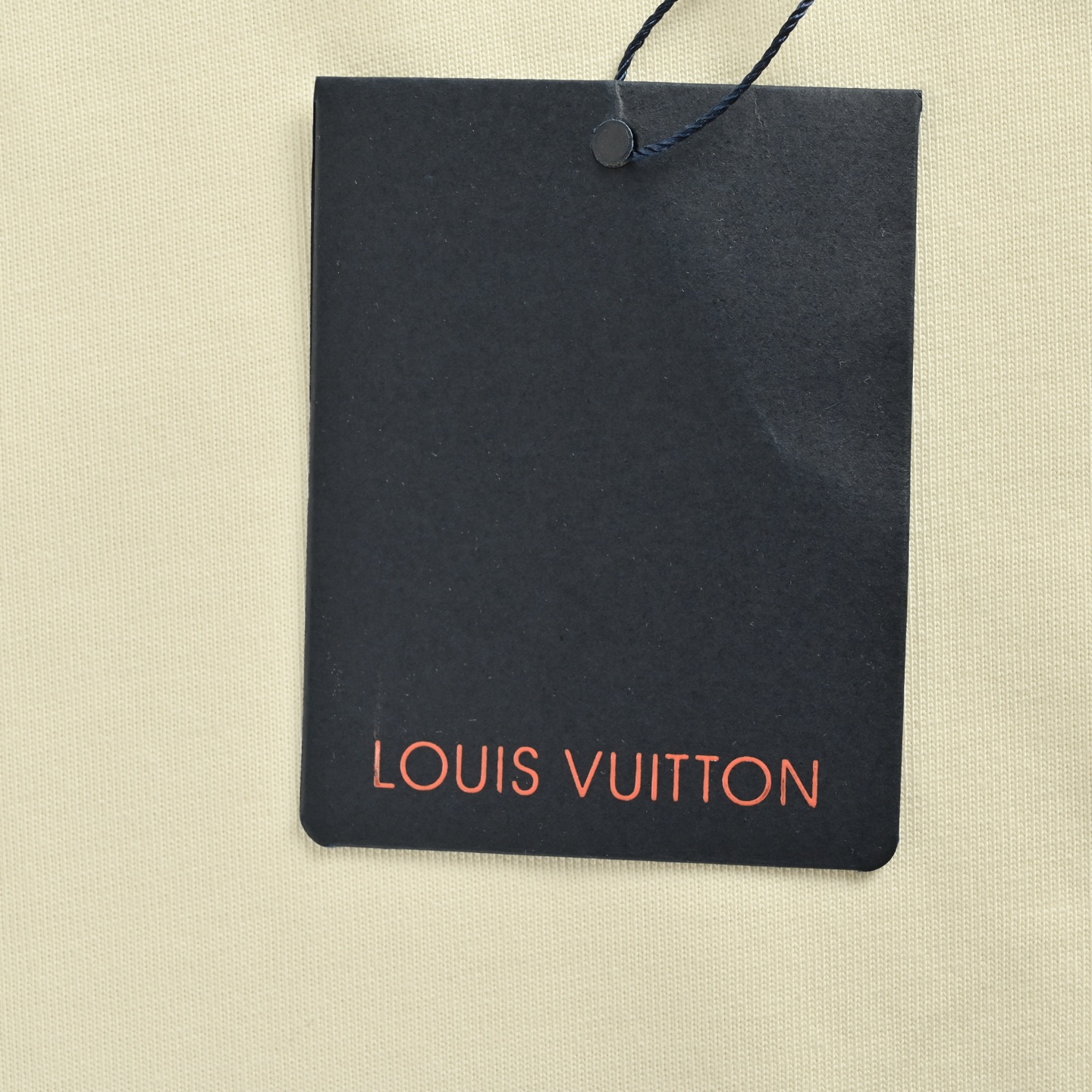 Louis Vuitton 25ss woven embroidered lettering logo short sleeve