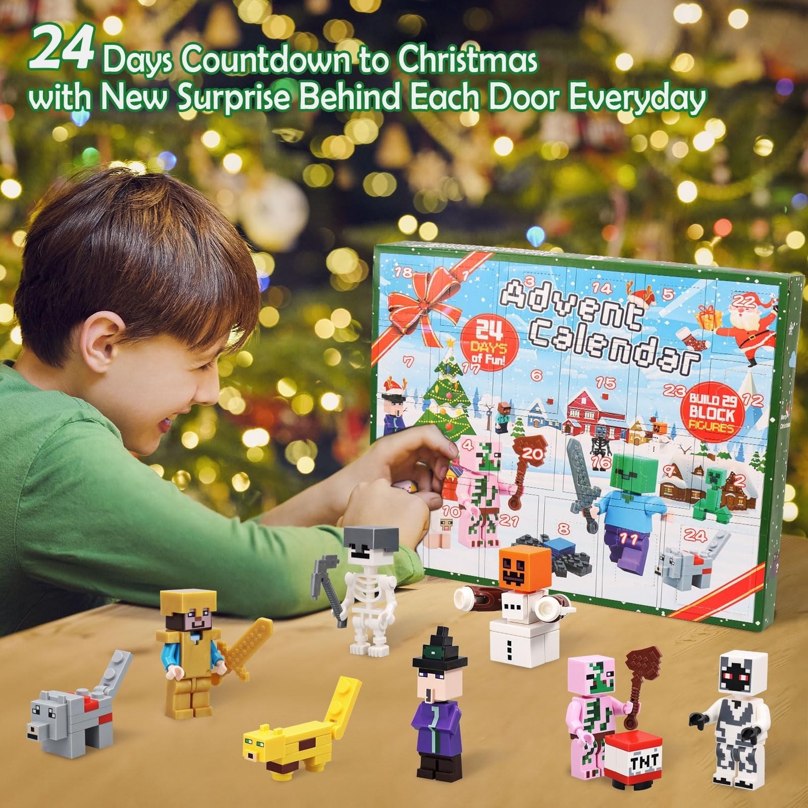 Pixel Block Advent Calendar 2025– 24 Days of Epic Buildable Figures