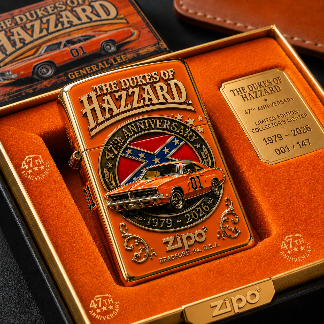 The Dukes of Hazzard 47th Anniversary Limited Edition Zippo Lighter