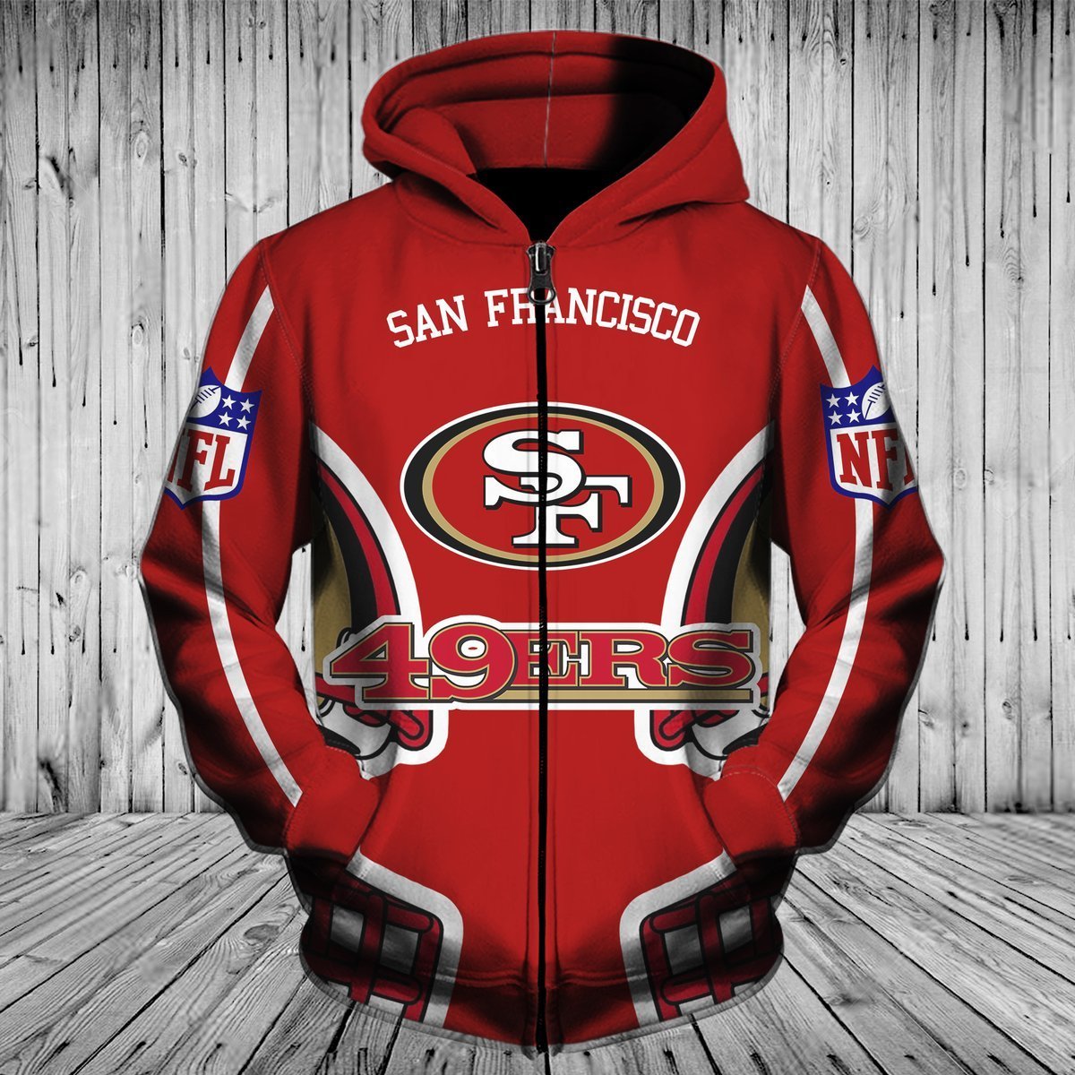 49ERS 3D HOODIE 35