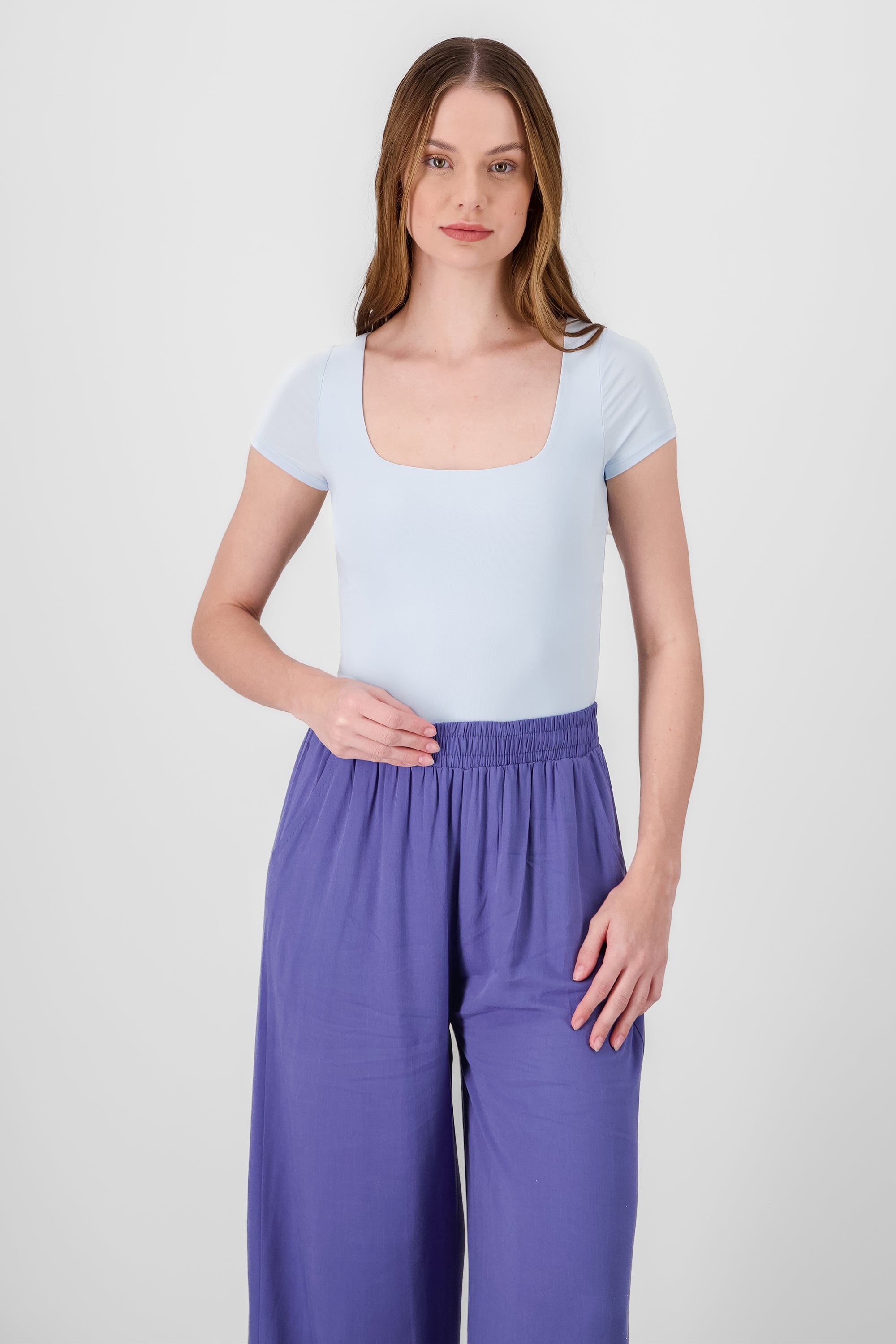 SquareNeckline Basic Bodysuit
