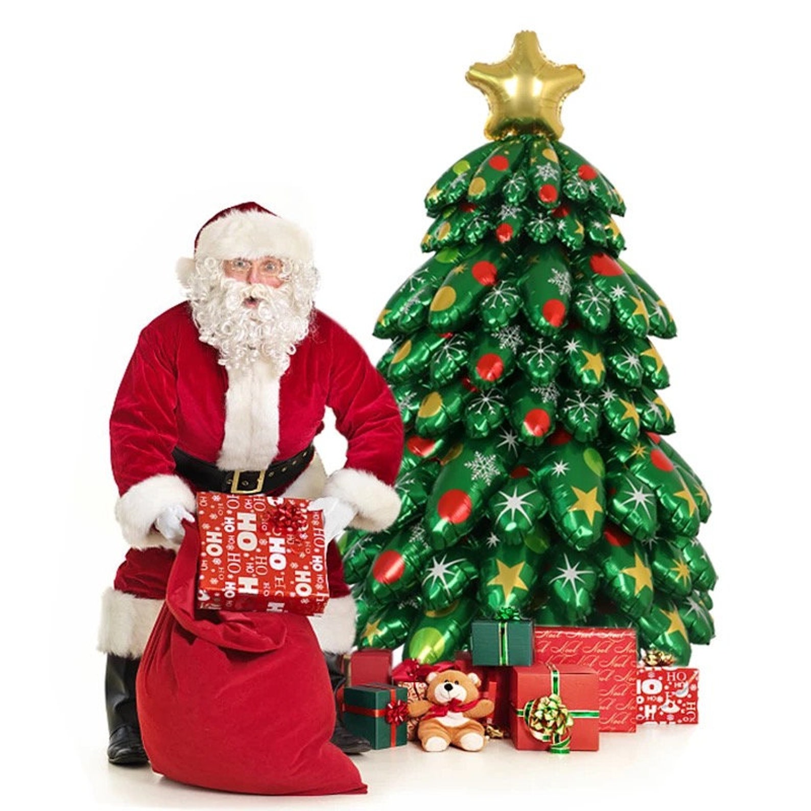 DIY Balloon Christmas Tree - Novelty Xmas Tree