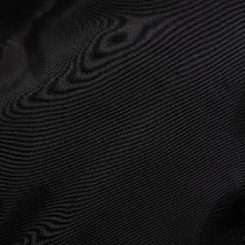 Autumn Winter Zipper Stitching Long Sleeved Slim Fit Short Cotton Jacket Women Clothing Outerwear