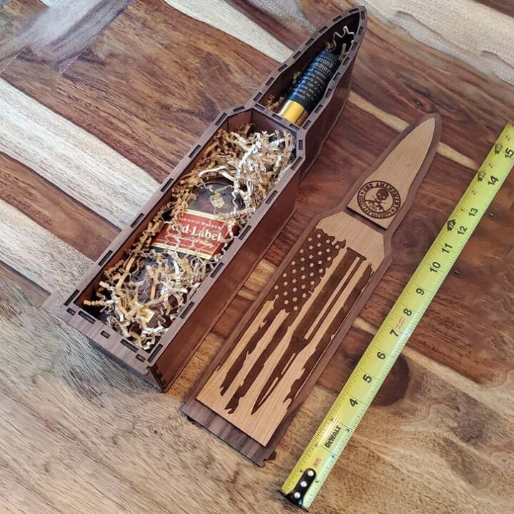 2nd Amendment wooden box