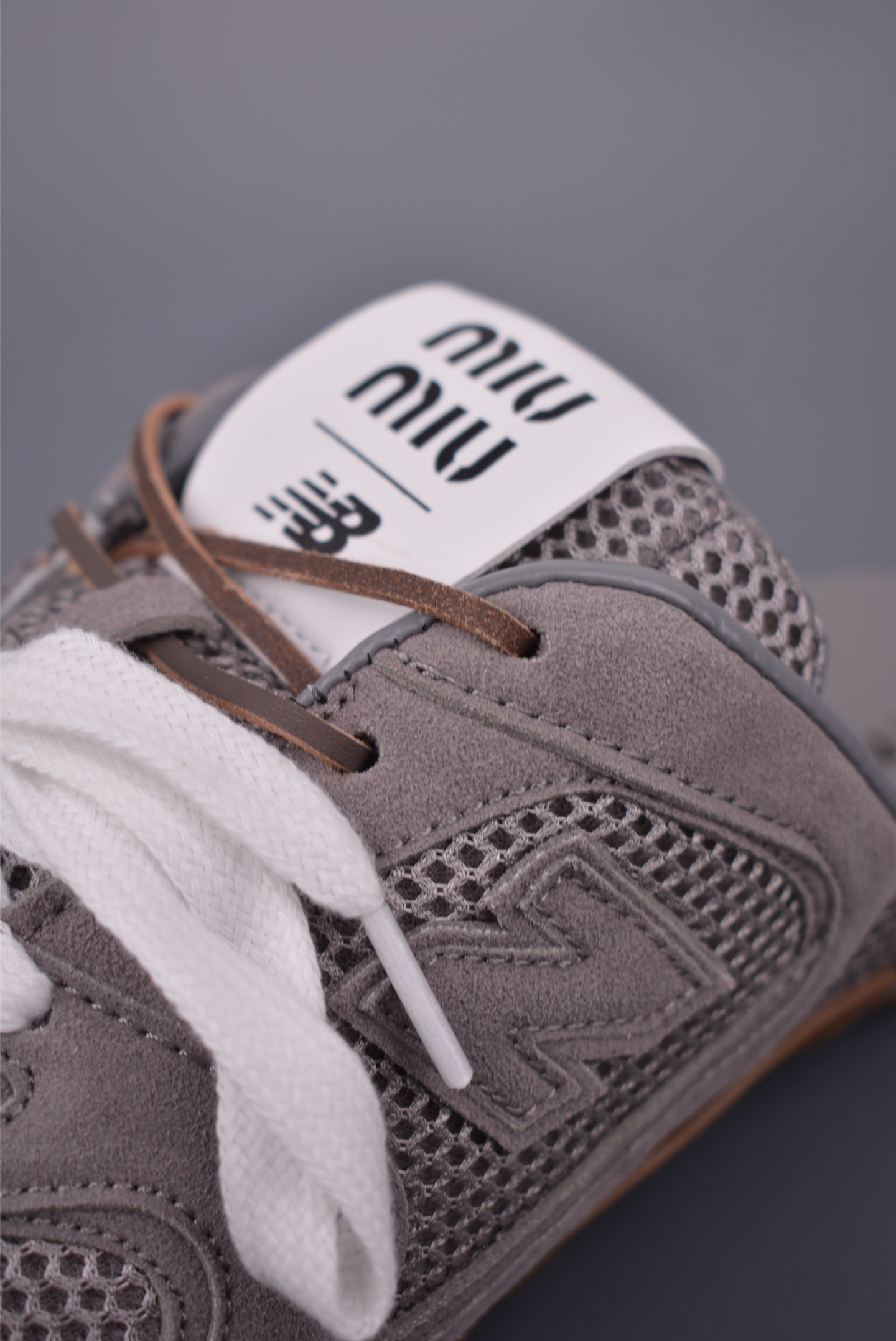 Miu Miu x New Balance 530 SL Faded Suede Mules 